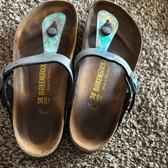 Iridescent Sandals with Buckle - Picture 2 of 5